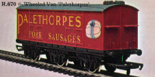 Palethorpes 6 Wheel Closed Van