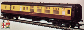 G.W.R. Corridor Brake 3rd Coach