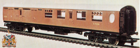 L.N.E.R. Corridor Brake 3rd Coach