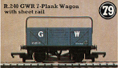 G.W.R. Wagon with Sheet Rail