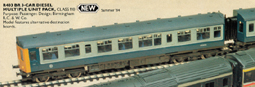 B.R. Class 110 3 Car Diesel Multiple Unit Pack