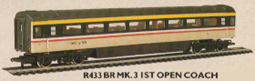 B.R. Mk.3 1st Open Coach (8 Window) 