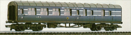 L.M.S. Brake 3rd Coach (Coronation Scot Livery)