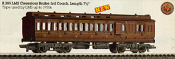 L.M.S. Clerestory Brake 3rd Coach