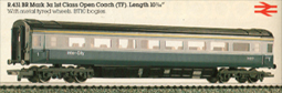 B.R. Mk.3 1st Open Coach (8 Window)