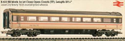 B.R. Mk.3 1st Open Coach (8 Window) 