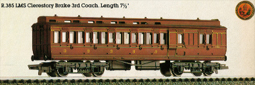 L.M.S. Clerestory Brake 3rd Coach