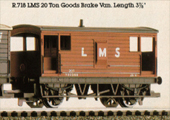 L.M.S. 20 Ton Brake Van