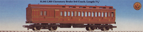 L.M.S. Clerestory Brake 3rd Coach