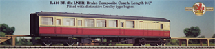 B.R. (Ex L.N.E.R.) Brake Composite Coach 