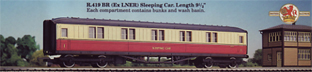 B.R. (Ex L.N.E.R.) Sleeping Car