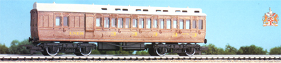 L.N.E.R. Clerestory Brake Coach 