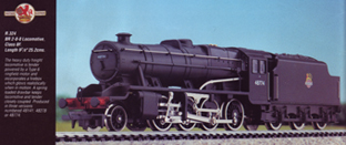 Hornby X3618 Class 8F Loco Body No 48705 BR Black OHL