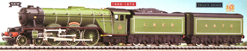 Class A3 Locomotive - Flying Scotsman - 1966 - 1973