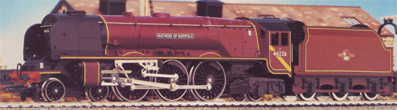 Coronation Class 8P Locomotive - Duchess Of Norfolk