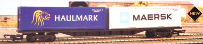 Haulmark and Maersk 2 x 30ft Container Wagon