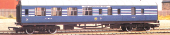 L.M.S. Brake 3rd Coach (Coronation Scot Livery)