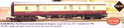 B.R. Mk.I Full Parcels Coach 