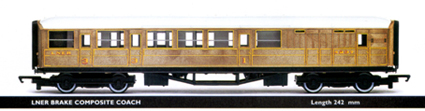 L.N.E.R. Brake Composite Coach