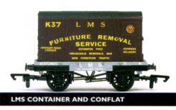 L.M.S. Container And Conflat Wagon