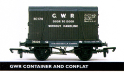 G.W.R. Container And Conflat Wagon