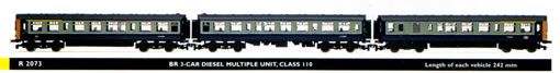 Class 110 3-Car Diesel Multiple Unit