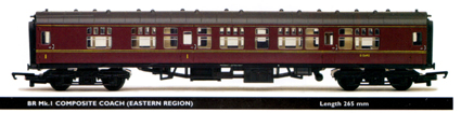 B.R. Mk.1 Composite Coach (Eastern Region)