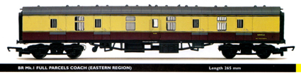 B.R. Mk.1 Full Parcels Coach (Eastern Region)