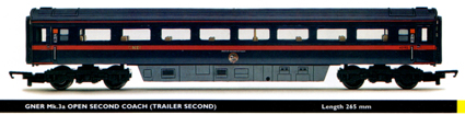 GNER Mk.3a Open Second Coach (Trailer Second)