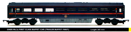 GNER Mk.3a First Class Buffet Car (Trailer Buffet First)