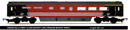 Virgin Mk.3a First Class Buffet Car (Trailer Buffet First)