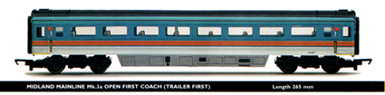 Midland Mainline Mk.3a Open First Coach (Trailer First)