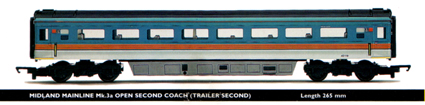 Midland Mainline Mk.3a Open Second Coach (Trailer Second)