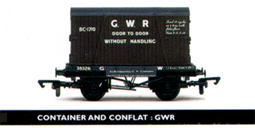 G.W.R. Container And Conflat Wagon