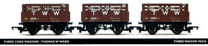 Thomas W Ward Coke Wagon - Three Wagon Pack