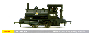 0-4-0T Pug Locomotive