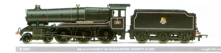 County Class Locomotive - County Of Gloucester