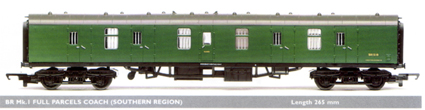 B.R. Mk.1 Full Parcels Coach (Southern Region)