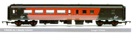 Virgin Mk.2 Open Brake Standard Coach