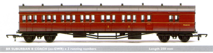 B.R. Suburban B Coach (ex-G.W.R.)