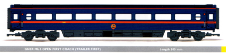 GNER Mk.3 Open 1st Class Coach (Trailer 1st)