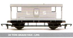 L.M.S. 20 Ton Brake Van