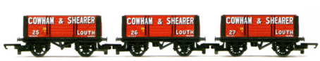 Cowham & Shearer 7 Plank Wagon - Three Wagon Pack