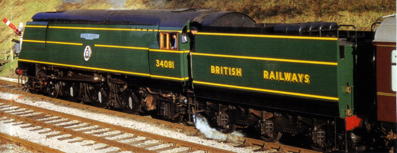 Battle Of Britain Class Locomotive - 92 Squadron