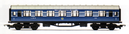 L.M.S. Composite Coach (Coronation Scot Livery)