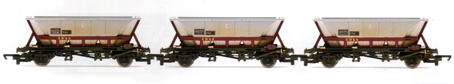 EWS MGR Hoppers - Three Wagon Pack (Weathered)