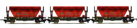 Readymix Concrete Procor Hoppers - Three Wagon Pack (Weathered)