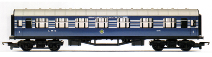 L.M.S. Composite Coach (Coronation Scot Livery)