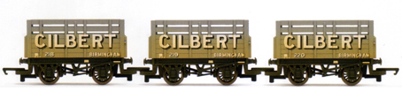 Cilbert Coke Wagons - Three Wagon Pack (Weathered)