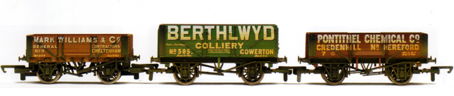Mark Williams, Berthlwyd and Pontithel Open Wagons - Three Wagon Pack (Weathered)